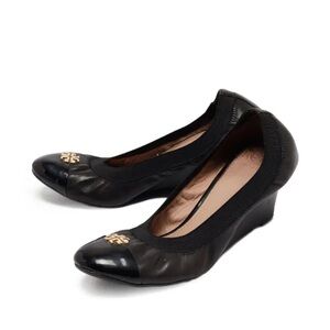 Tory Burch Jolie wedge pumps size 7.5